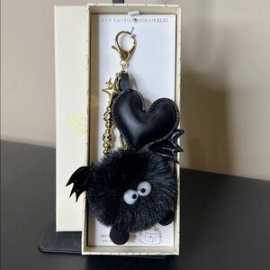 Eye Candy | Black Bug A Boo Bat Heart Celestial Bag Charm